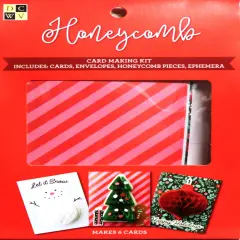 DCWV Christmas Honeycombs Card Kit