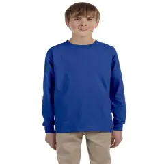 Jerzees&reg; Youth Dri-Power Active Long-Sleeve T-Shirt ROYAL
