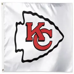 Kansas City Chiefs Flag 3x5 Logo White