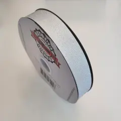 5/8 Diamond Dust Silver Ribbon 100 yards - MFO