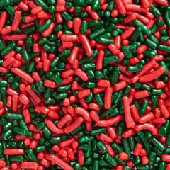 Red and Green Sprinkles 4oz