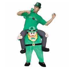 Carry Me Leprechaun Costume Adult Standard