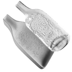 13.25" Sugar Skull Bottle Glass Fusing Kiln Mold