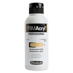 Schmincke Primacryl Professional Fluid Acrylic - Renaissance Gold, 250 ml bottle