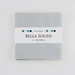 Grey Bella Solids Zen Grey Charm Pack Precuts