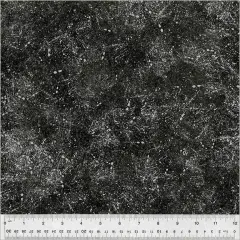 Black Noteworthy Splatter 44"/45 Fabric Per Yard