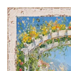 Slim White Creme Chabi Chic Farmhouse Rustic Picture Frame 40x50 frame