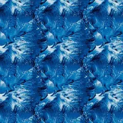 Blue Royal Texture Virtuoso Cotton 44"/45" Fabric Per Yard