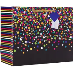 Pack/6: Party Popper Gift Bag - 7-1/2 x 3 x 6"