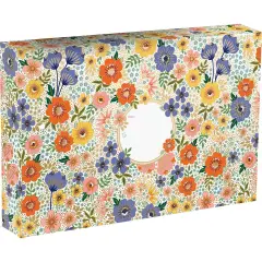 Pack/6: Golden Floral Theme Mailing Box - 18 x 3 x 12"