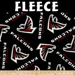Licensed NFL Atlanta Falcons Fleece 6236-D Fabric by the Yard