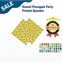 Kawaii Pineapple Party Printed Spandex
