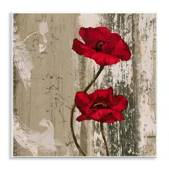 Stupell Industries Red Anemones Duo Wall Plaque Art Design by Brian Foster