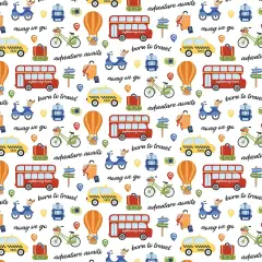 Born To Travel Double-Sided Cardstock 12"X12"