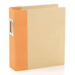 Simple Stories Sn@p! Binder 6"X8"-Orange, Limited Edition