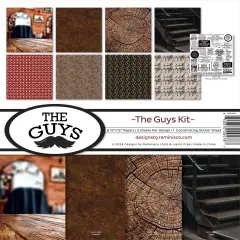 Reminisce Collection Kit 12"X12"-The Guys