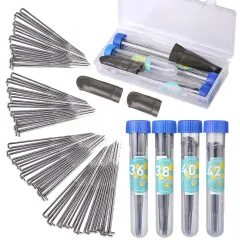 80PCS Needle Felting Needles, 4 Sizes Wool Felting Needles, Needle Felting Tools Supplies Kit with Felting Needles Fingercots Storage Box for DIY Wool Felting Crafts