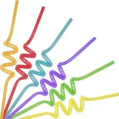 24pcs Party Favors Reusable Drinking Straws, and Fun Party Decorations for Kids and Adults For all parties