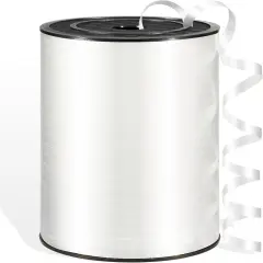 600 Yards White Curling Ribbon for Gift Wrapping, 1/5 Inch White Balloon String, Balloon Ribbon