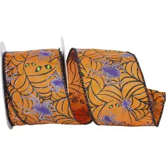 2.5" Spider Web Glitter Ribbon (10 Yards)