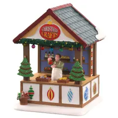 Lemax Christmas Market Booth - Hand Crafted Ornaments
