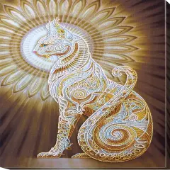 Bead Embroidery Kit - Bast. Egyptian Cat
