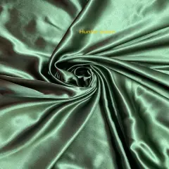 1 Yard Hunter Green Crepe Satin Fabric for Dresses Costumes Formal Attire and Crafts 58 Inch Width