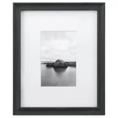 Blick Theo Frame with Mat - Charcoal, 8" x 10"