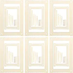 6 Sets Rectangle Weaving Loom Kit for Adults Beginners