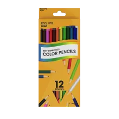 Colored Pencils Pre-Sharpened &ndash; 12 Count &ndash; 72 Sets