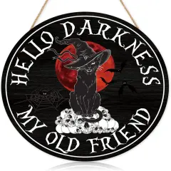 Black Cat Halloween Decoration