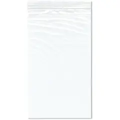 Plymor 7" x 12" (Pack of 100), 2 Mil Zipper Reclosable Plastic Bags