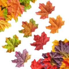 300pcs Autumn Maple Leaves
