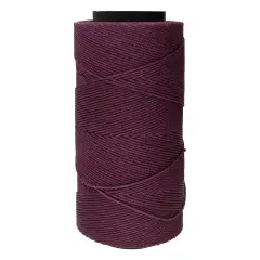 The Beadsmith Brazillian Waxed Cord Spool Grape