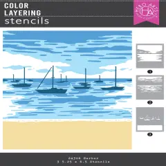 Hero Arts Color Layering Stencils-Harbor