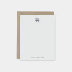 Boccaccio Font Monogram Note Cards III