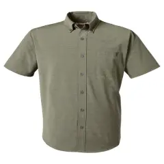 HUK&reg; Men's Kona Solid Short Sleeve Shirt Moss