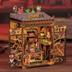 Fantasy Dollhouse Book Nook Kit - Miniature Wizardi Roombox Kit
