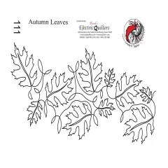 111 Autumn Leaves Pantograph by Linda V. Taylor