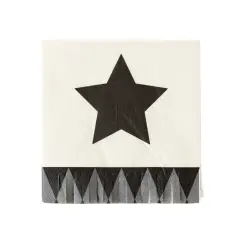 VINTAGE STAR FRINGE COCKTAIL NAPKIN
