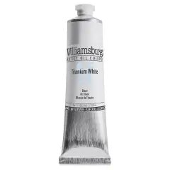 Williamsburg Handmade Safflower Oil Color - Titanium White, 150 ml tube