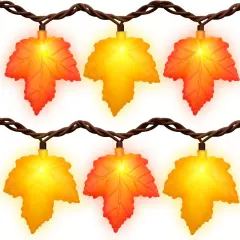 8.5 FT 3D Maple Leaf Lights 10 LED