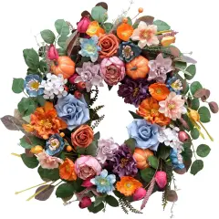 24 Inch Artificial Fall Wreaths