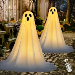 47'' Halloween Decorations Outdoor Light Up Ghost