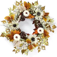 20&rsquo;&rsquo; Autumn Fall Wreath