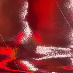 1 Yard Hologram Stretch Vinyl Fabric For Dancewear Cosplay Crafts Decorations 60 Inch Width Red