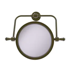 Retro Dot Collection Wall Mounted Swivel Make-Up Mirror 8 Inch Diameter With 3X Magnification - Rdm-4/3X-Abr