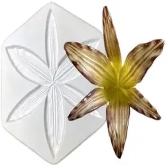 9.25" Dia x 1.5" Lily Glass Fusing Frit Casting Kiln Mold