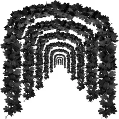 4PCS Halloween Artificial Hanging Fall Leave Maple Vines (23.6FT)