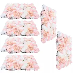 6pcs Artificial Flower Wall Panel Wedding Party Stage Backdrop Decor 24'x16''